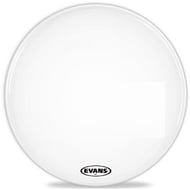 Evans MX1 White Marching Bass Drum Head 22 inch